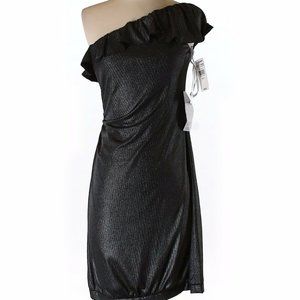 OC - Oleg Cassini Sexy One Shoulder Cocktail Dress